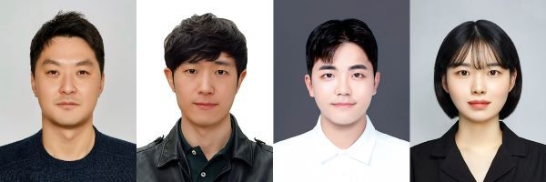 연구진- 왼쪽부터 이재준 김태안 조승래 이혜미. 사진ㅣ부산대학교 