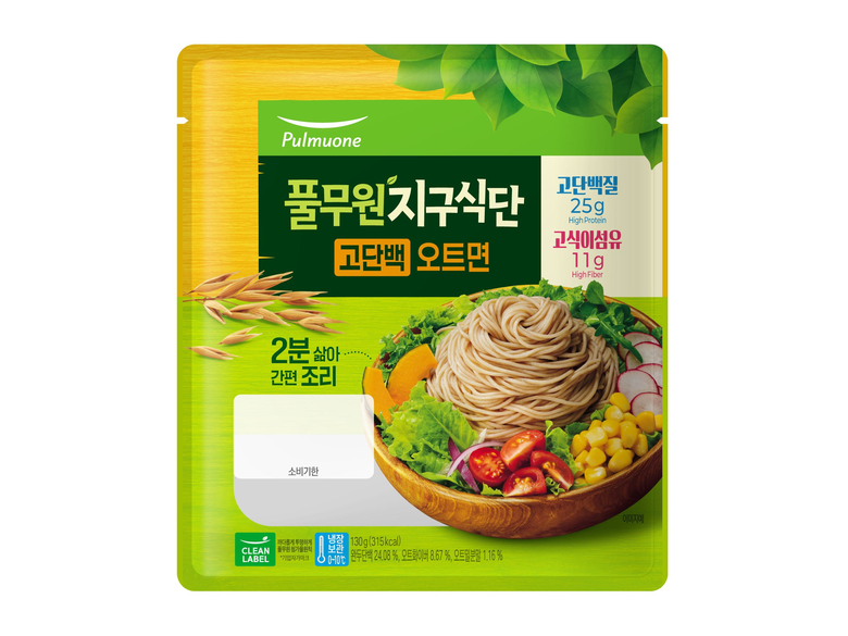풀무원지구식단 고단백 오트면. 이미지ㅣ풀무원