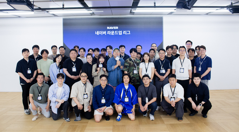 지난 17일 네이버 1784에서 투자사와 첫 네트워킹을 진행한 ‘라운드업 리그’ 1기 참여 브랜드 20개. 사진ㅣ네이버
