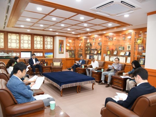 간담회 진행 모습. 사진ㅣ국립한국해양대학교 