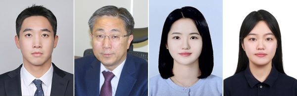 연구진-왼쪽부터 김병수 조동우 최민주 박원빈. 사진ㅣ부산대학교 