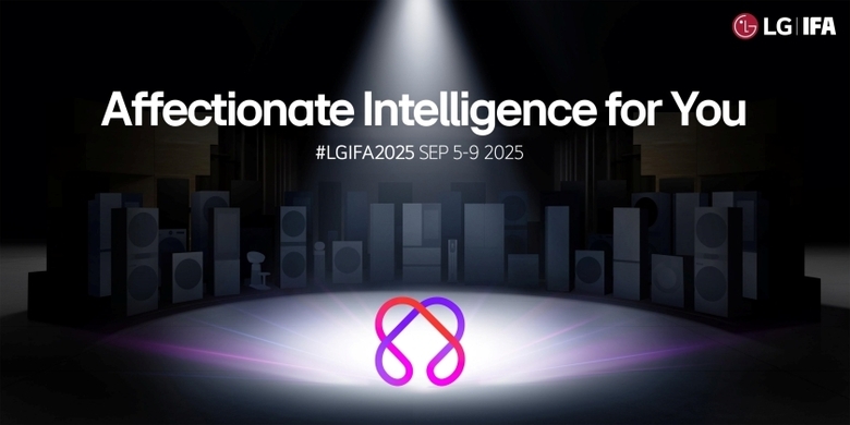 올해 LG전자의 전시 주제인 ‘LG AI 가전의 오케스트라’를 형상화한 초청장. 사진ㅣLG전자