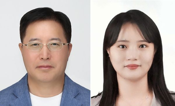 부산대 연구진-왼쪽부터 장세복 교수, 이한나 전임연구원. 사진ㅣ부산대학교