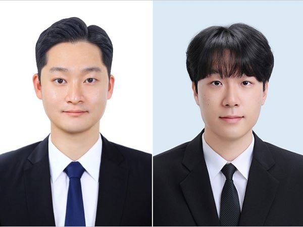 (연구진) 왼쪽부터 박유세 교수, 이성준 석사과정생. 사진ㅣ부산대학교 