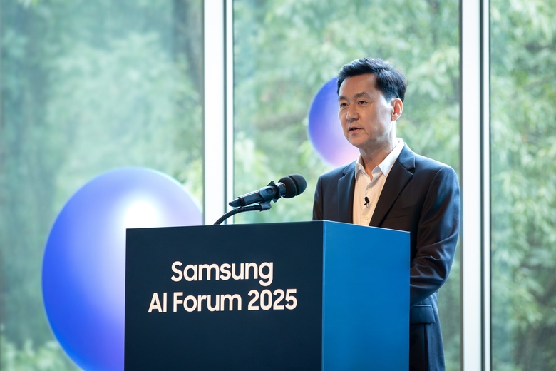 16일 온라인으로 개최되는 '삼성 AI 포럼 2025' 2일차에서 영상을 통해 환영사를 진행할 예정인 전경훈 삼성전자 CTO 겸 삼성리서치장 사장. 사진ㅣ삼성전자