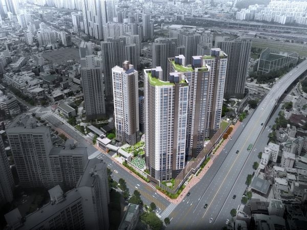 힐스테이트 가야 1, 2단지 통합 조감도. 이미지ㅣ현대건설