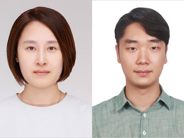 이은희 교수, 장윤수 박사과정생. 사진ㅣ부산대학교
