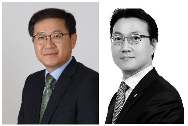 왼쪽부터 윤석환 CJ제일제당 대표·이건일 CJ푸드빌 대표.