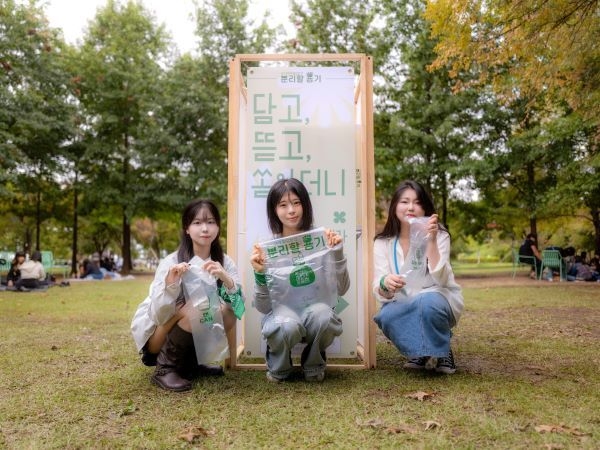 서경대학교 광고홍보영상학과 학생들로 구성된 팀 ‘분리할 용기’. 사진ㅣ노지영 