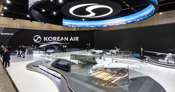 대한항공의 ADEX 2025 전시 부스 전경. 사진|대한항공