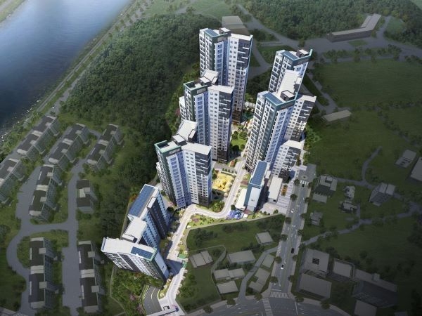 효성해링턴 플레이스 영주 더리버 조감도. 이미지ㅣ효성해링턴플레이스