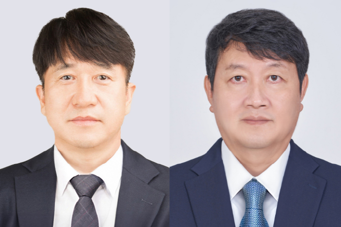 왼쪽부터 민왕일 현대리바트 대표이사(내정자), 이진원 현대L&C 대표이사.