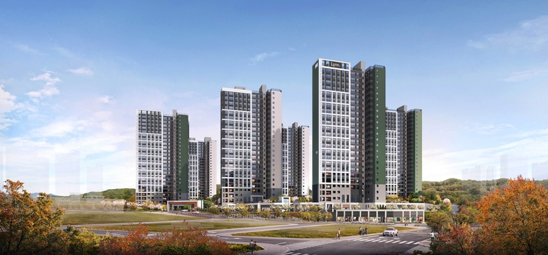 화성 남양양뉴타운 우미린 에듀하이 투시도. 이미지ㅣ우미건설